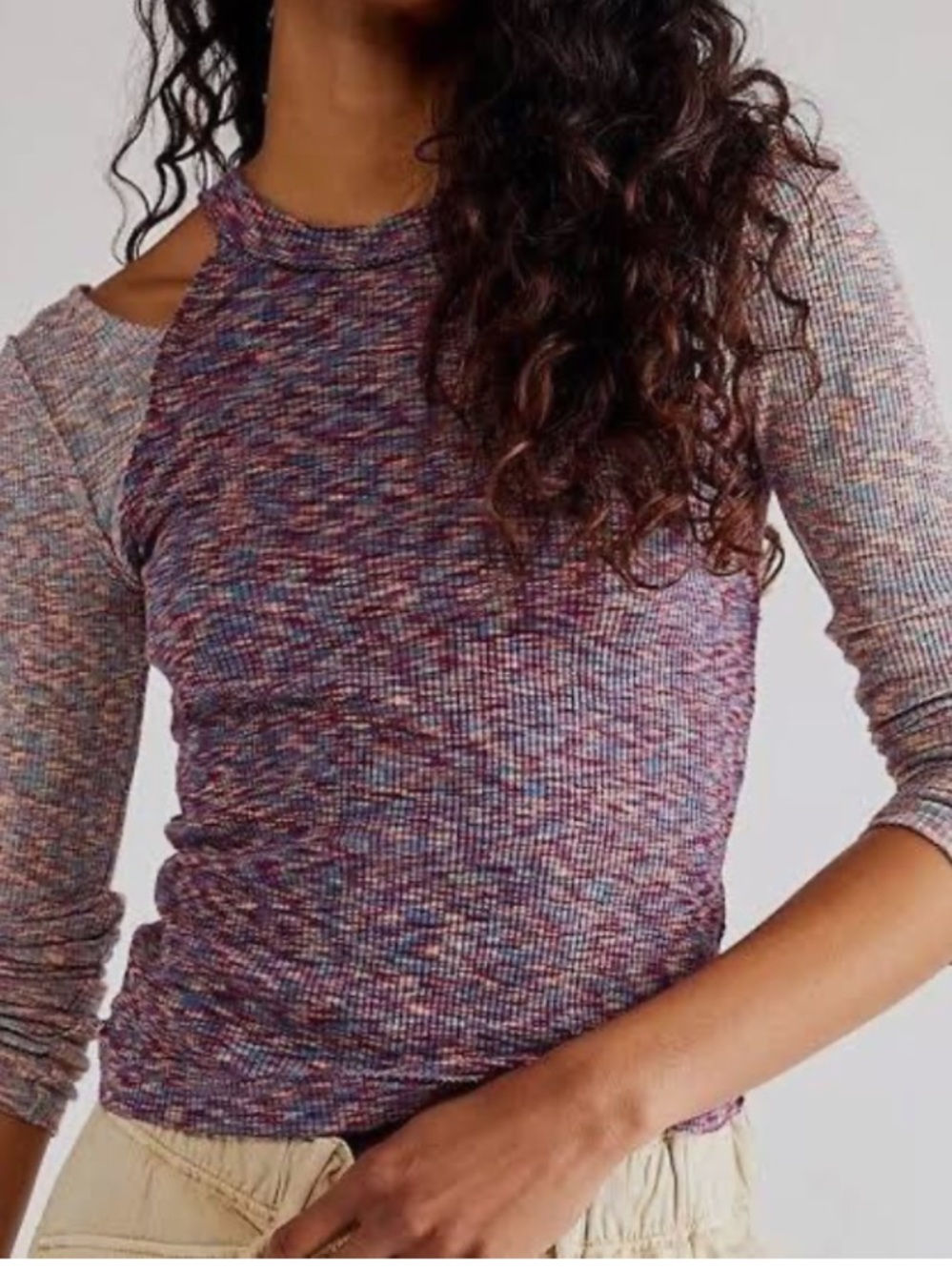 NWT Free People We The Free Out Of Control Tee Size XS